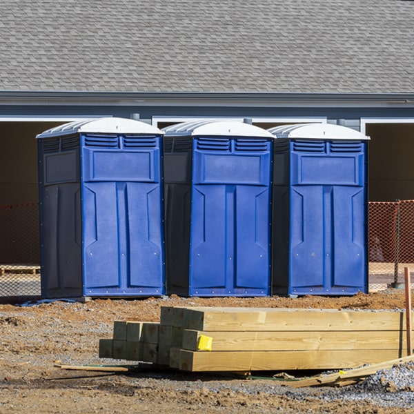 what is the expected delivery and pickup timeframe for the porta potties in Chariton IA